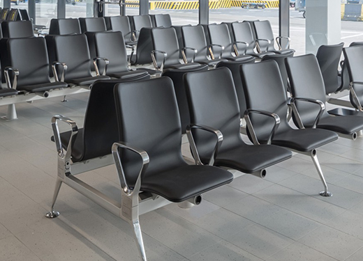 Lensvelt Airport Seating System BLINK was SHORTLISTED in the Sustainable Design Award category of Dezeen