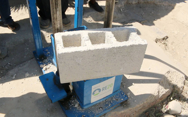 Higher quality concrete blocks built in Haiti have increased business and built safer buildings from natural disasters.