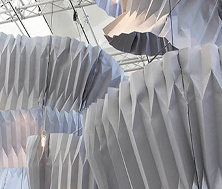 This Folded Sculpture Captures the Pollution from the Air