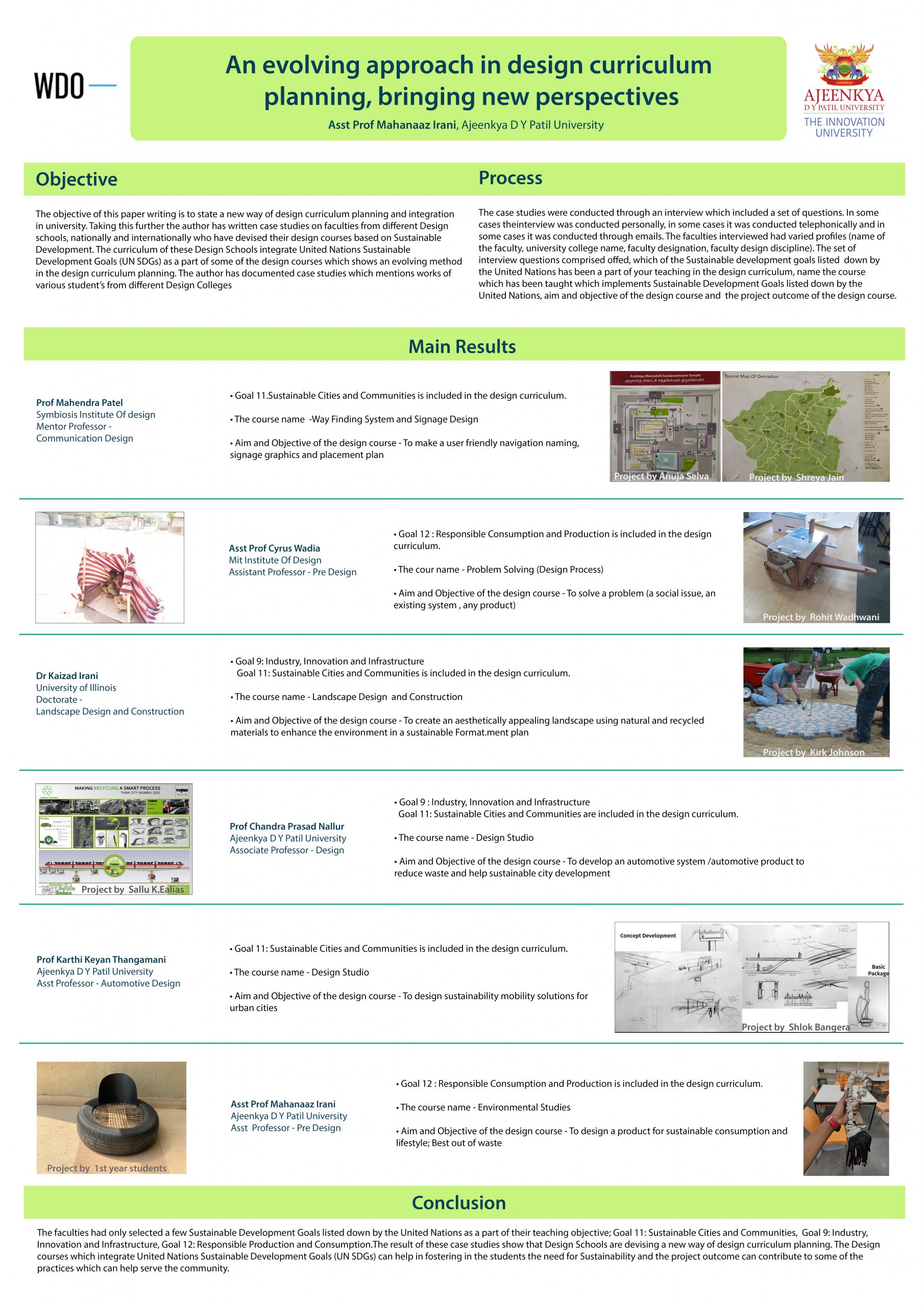 An Evolving Approach in Design Curriculum Planning, Bringing New Perspectives by Mahanaaz Irani (India)