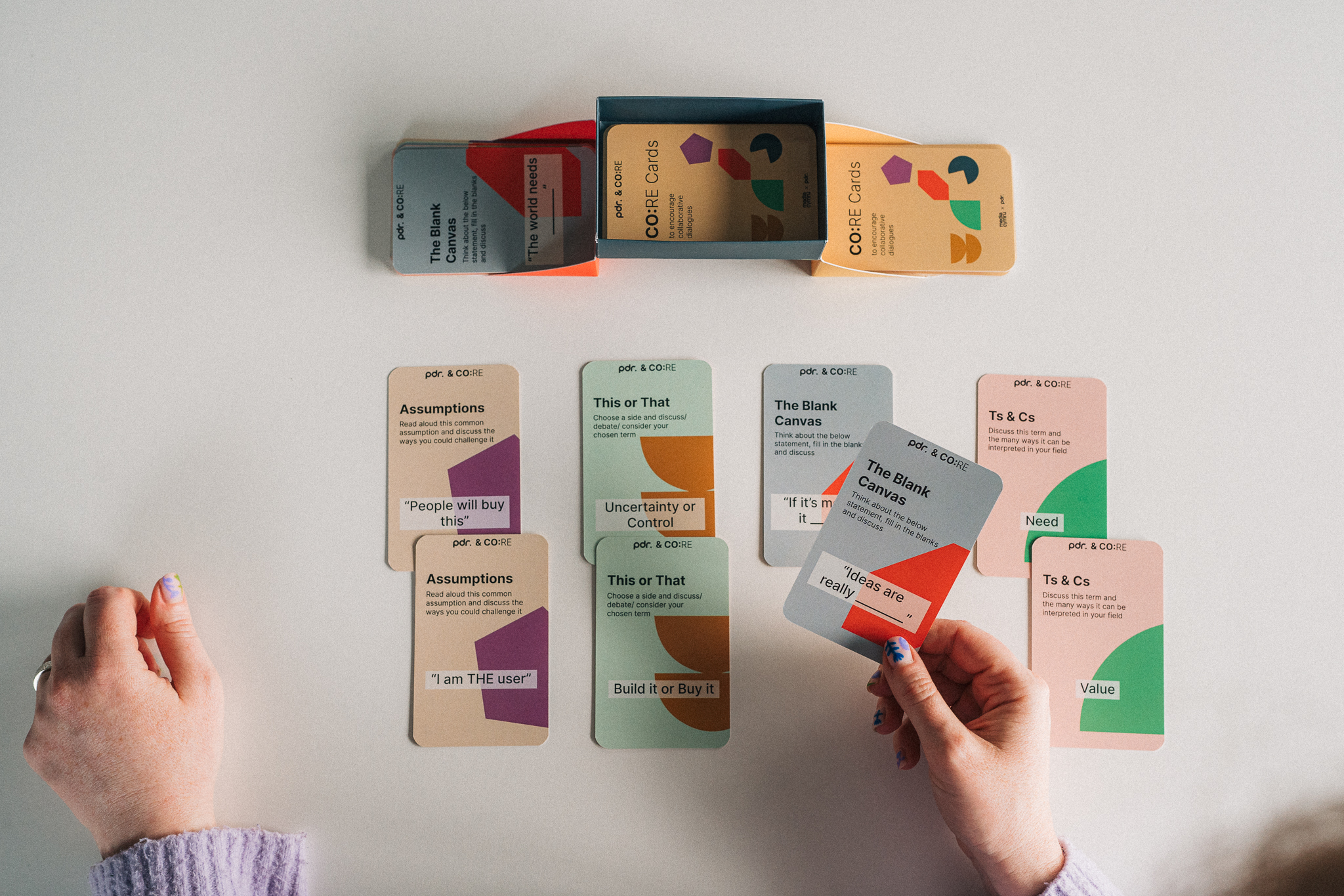 PDR develops CO:RE Cards to aid collaboration in the creative community