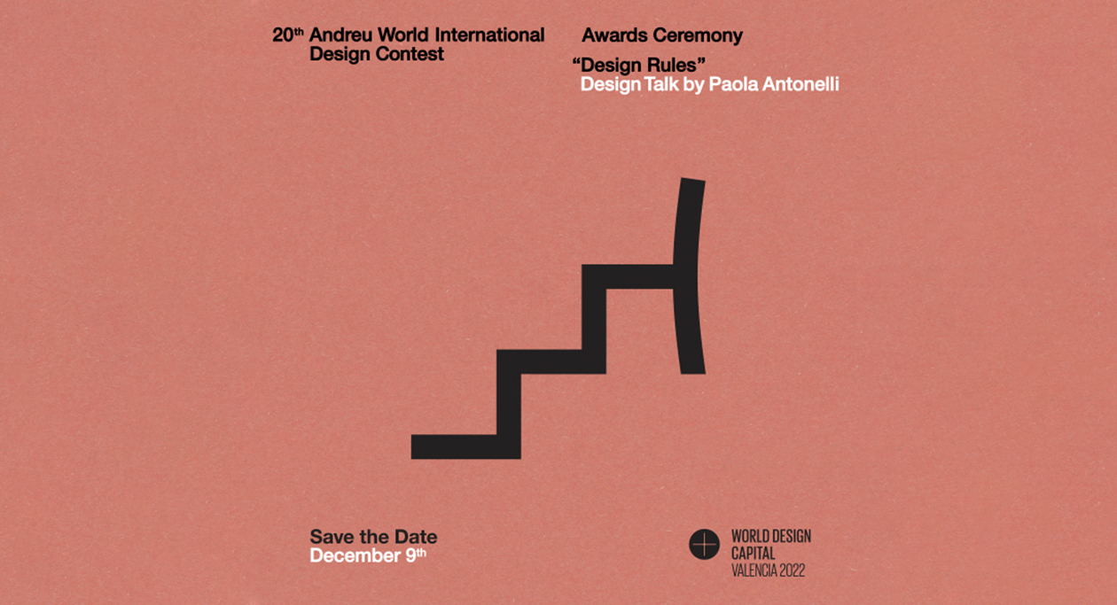 Paola Antonelli and Philippe Starck in Valencia, on the occasion of the 20th Andreu World International Design Contest