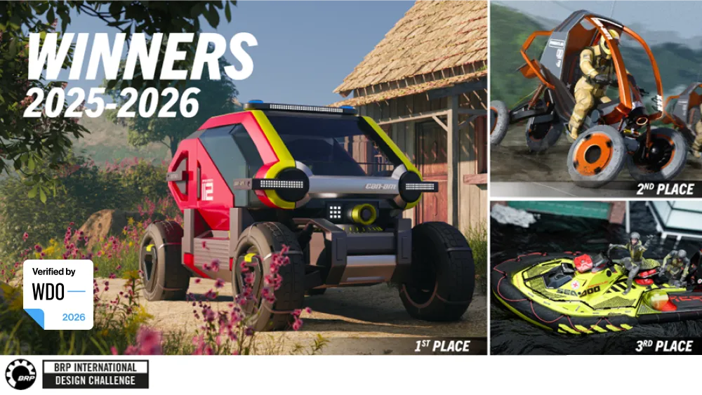 BRP Unveils the Winners of its 6th International Design Challenge