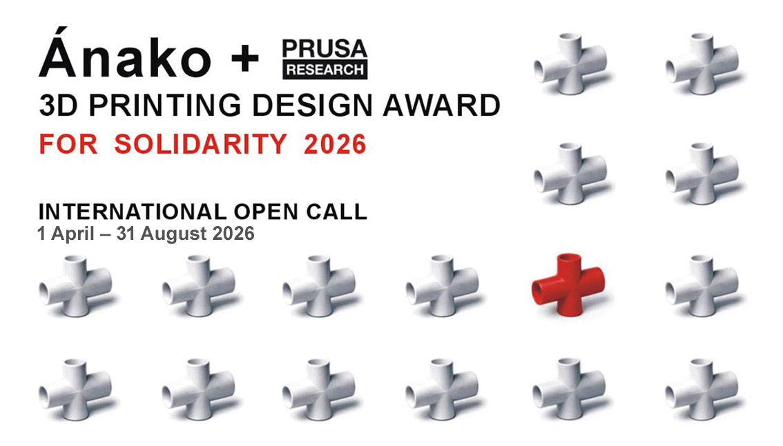 Rethinking 3D printing as humanitarian infrastructure: Ánako launches the 3D Printing Design Award for Solidarity 2026