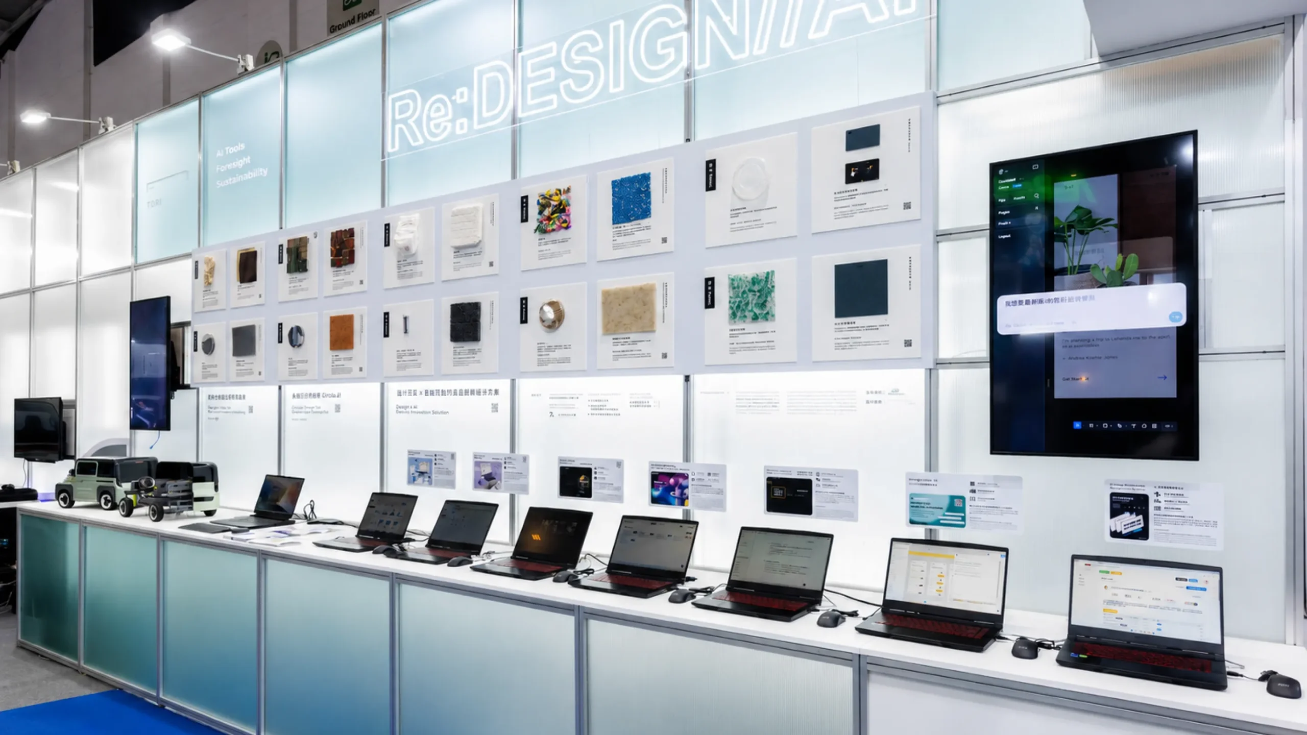 TDRI’s AI digital design tools on display at Computex 2025, where the project was presented to a wider audience of designers, industry partners and technology stakeholders. Photo credit: TDRI
