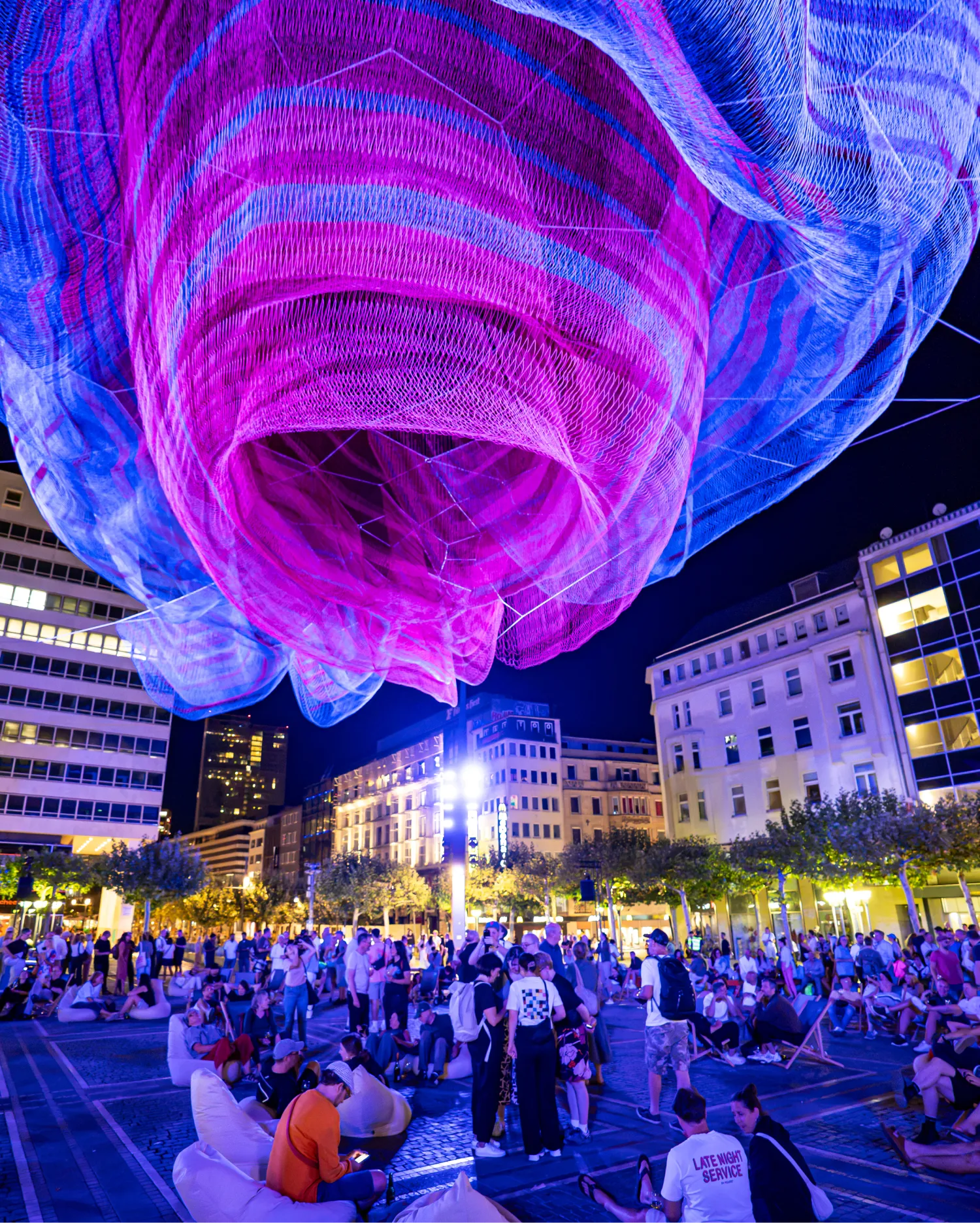 Sky Full of Hope by Janet Echelman. Photo credit: Holger Menzel